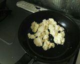 カラスノエンドウと豆腐のごまみそ炒め作り方5写真