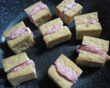 厚揚げサンド、赤と緑のソース添え作り方6写真