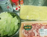 我が家の醤油焼きそば作り方1写真