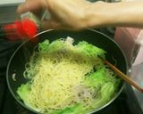 我が家の醤油焼きそば作り方5写真
