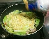 我が家の醤油焼きそば作り方6写真