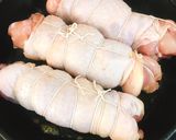 【作り置き】鶏もも肉の人参インゲン巻き作り方9写真
