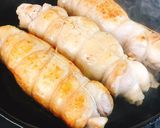 【作り置き】鶏もも肉の人参インゲン巻き作り方10写真