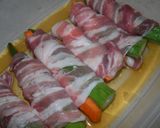 レンジで簡単♪オクラの豚バラ巻き作り方3写真