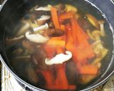☆きゃべつと水菜の簡単煮うどん☆作り方3写真