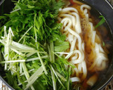 ☆きゃべつと水菜の簡単煮うどん☆作り方7写真