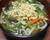 ☆きゃべつと水菜の簡単煮うどん☆作り方10写真