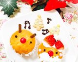 Xmas マフィンで赤い鼻のトナカイさん作り方7写真