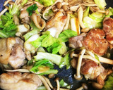 さっぱり☆鶏肉と野菜のレモンバター炒め作り方4写真