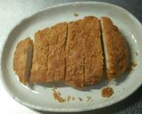 トンカツのトマトソースがけチーズ乗せ作り方1写真
