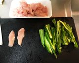 パサつかない！むね肉と細切りピーマン炒め作り方1写真