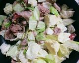 豚肉と大根キャベツの甘辛炒め作り方2写真
