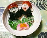 簡単♪クックパッドで『逃げ恥』プレート♪作り方1写真