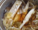 白菜と餃子のスープ作り方5写真