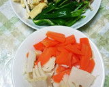 牛肉とたけのこのオイスターソース炒め♪作り方1写真