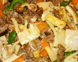 牛肉とたけのこのオイスターソース炒め♪作り方5写真
