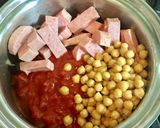 スパムとひよこ豆のトマト煮込作り方4写真