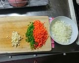ピリ辛ミートソースパスタ♡作り方1写真