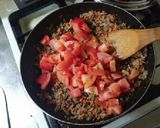 ピリ辛ミートソースパスタ♡作り方4写真