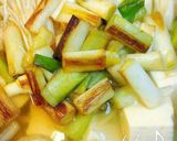 白葱と鶏つくねの♡塩生姜鍋♪温まる〜作り方15写真