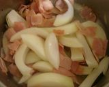 ほうれん草とベーコンの豆乳スープ作り方4写真