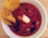 簡単!鶏肉と豆のメキシカンスープ☆作り方8写真