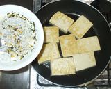 塩豆腐ステーキ♪じゃこチーズふりかけ簡単作り方8写真