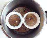 圧力鍋とHMで ココア蒸しパン作り方6写真