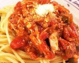 コク旨☆さば缶ミートソース作り方8写真