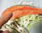 レンジで簡単♪鮭のちゃんちゃん焼き風～♪作り方4写真