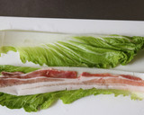 レンジで簡単　豚バラと白菜の重ね蒸し作り方1写真