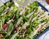 レンジで簡単　豚バラと白菜の重ね蒸し作り方2写真