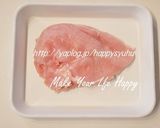 鶏むね肉de柔らか～絶品☆チャーシュー作り方1写真