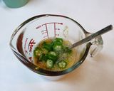 あったかい納豆、おくら、たまご作り方1写真