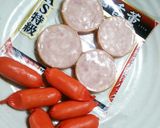 ＊アンパンマンサンタお弁当＊作り方1写真