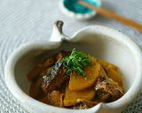 大根とサバ味噌煮缶で♪簡単煮物作り方6写真