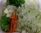 蓮根の歯応えが嬉しい！豚肉と野菜の塩炒め作り方2写真