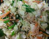 蓮根の歯応えが嬉しい！豚肉と野菜の塩炒め作り方5写真