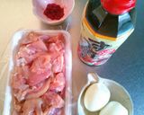 鶏もも肉の梅煮作り方1写真