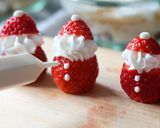 クリスマスに　苺サンタのスコップケーキ作り方4写真