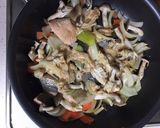 ご飯がすすむ！鮭と野菜の濃厚味噌マヨ！作り方4写真