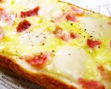 朝食＆ランチに♪コーンマヨピザトースト作り方6写真