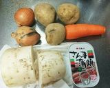 炊飯器で！缶詰と野菜の煮物！作り方1写真