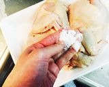 皮パリッ！中ふっくらジューシーな半身揚げ作り方1写真