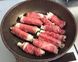 牛肉のゴボウ巻き照り焼き風作り方3写真