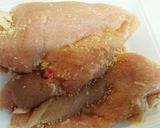 柔らか鶏むね肉のチリソース焼き作り方1写真