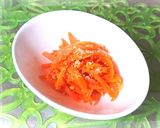 時短簡単☆にんじんのピーナッツ粉和え♪作り方3写真