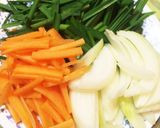 ご飯がすすむ グルテン と 野菜の甘酢作り方3写真