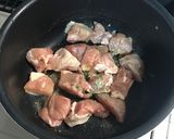 チキンとトマトジュースでハヤシライス風作り方1写真