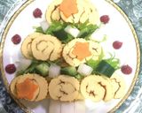 伊達巻でクリスマスツリー☆サラダ♪♪作り方2写真